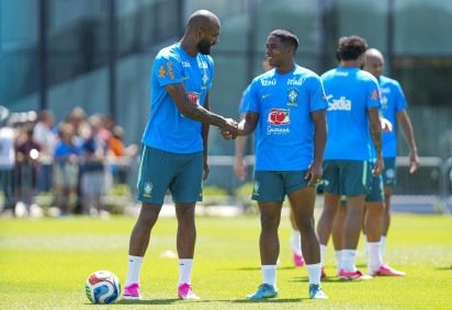 Igor Thiago e Endrick recolocaram o DF em Copas depois de 16 anos -  (crédito: Nelson Terme/CBF) -Igor Thiago e Endrick recolocaram o DF em Copas depois de 16 anos -  (crédito: Nelson Terme/CBF)