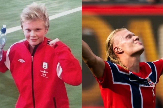 Como Haaland foi criado para se tornar uma máquina de fazer gols - (crédito: Reprodução/Instagram) Como Haaland foi criado para se tornar uma máquina de fazer gols - (crédito: Reprodução/Instagram)
