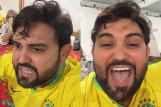 Padre de Monte Carmelo comemora placar Brasil e Noruega ao acertar palpite no bolão - (crédito: Foto: Redes sociais/Reprodução) Padre de Monte Carmelo comemora placar Brasil e Noruega ao acertar palpite no bolão - (crédito: Foto: Redes sociais/Reprodução)