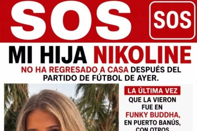 A jovem deveria retornar à Noruega nesta segunda-feira (6/7)
