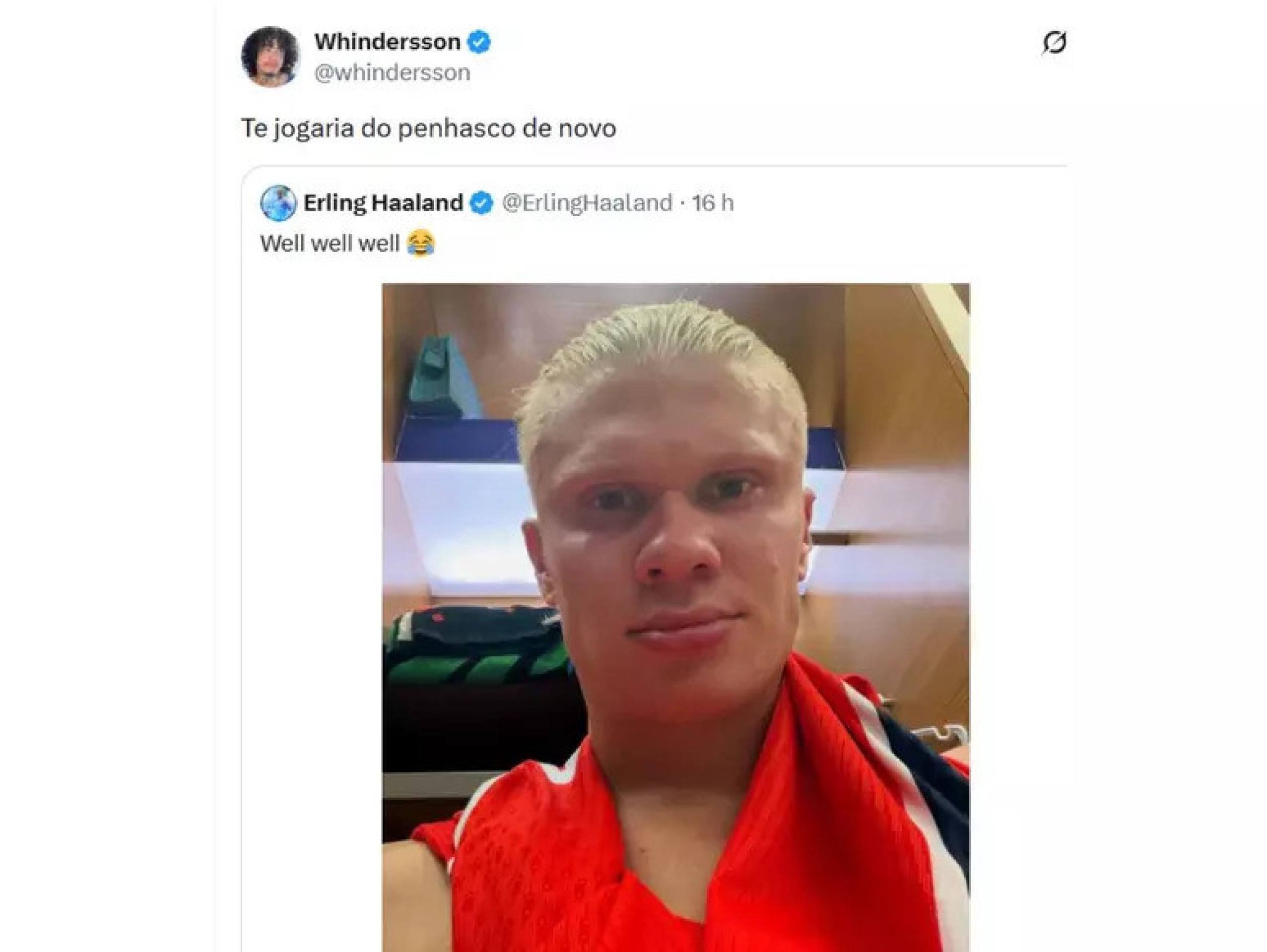 Em post apagado, Whindersson fez refer&ecirc;ncia &agrave; m&uacute;sica da ex-namorada