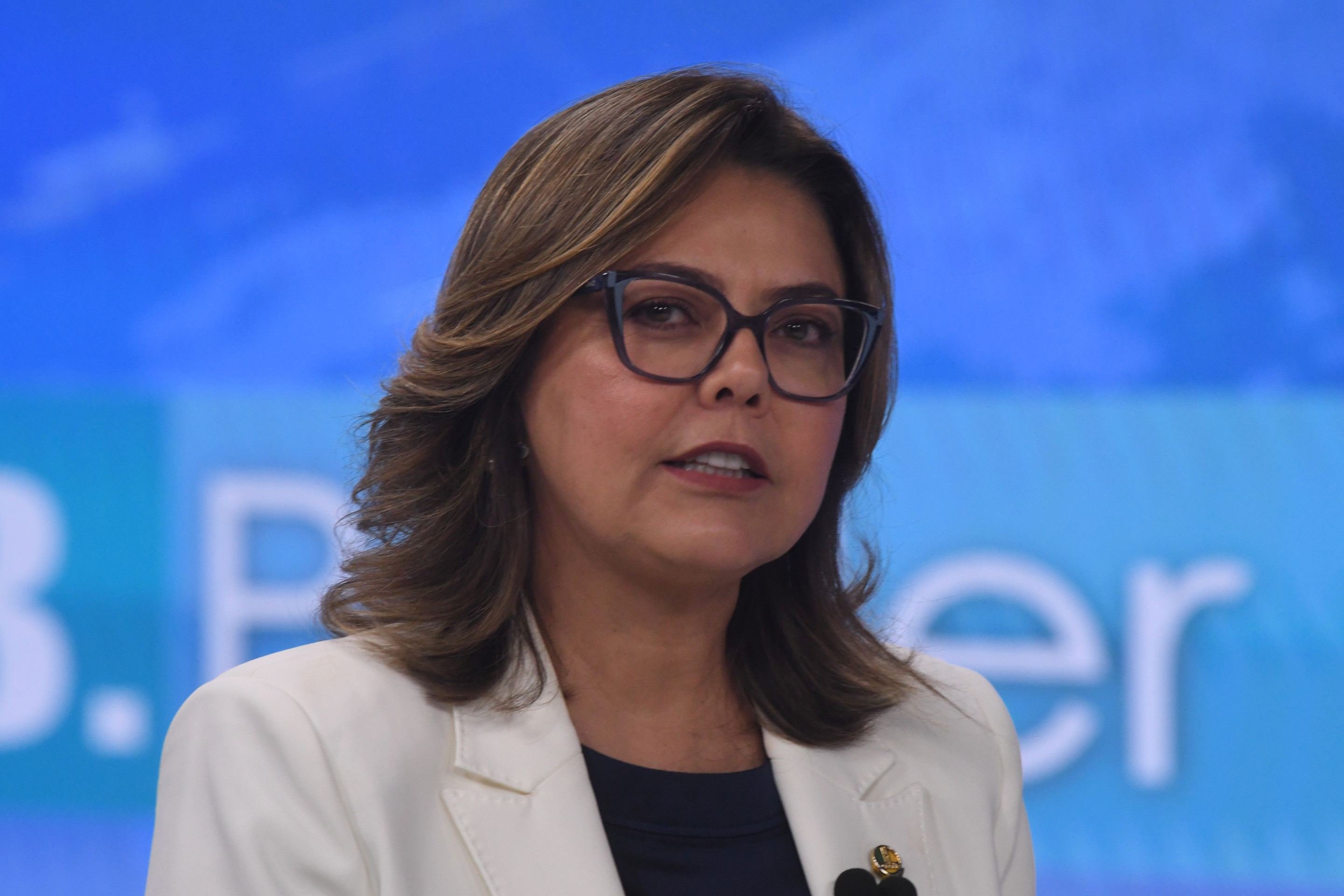 A parlamentar afirmou que a saída do emedebista da corrida eleitoral não se justifica por cansaço. -  (crédito:  Marcelo Ferreira/CB/D.A Press)