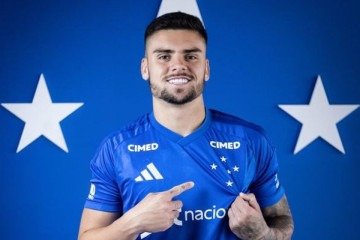 Gabriel Pec assinou contrato de cinco temporadas com o Cruzeiro -  (crédito: Foto: Gustavo Aleixo / Cruzeiro)