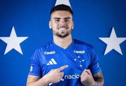 Gabriel Pec assinou contrato de cinco temporadas com o Cruzeiro -  (crédito: Foto: Gustavo Aleixo / Cruzeiro) -Gabriel Pec assinou contrato de cinco temporadas com o Cruzeiro -  (crédito: Foto: Gustavo Aleixo / Cruzeiro)