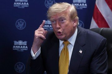 O presidente americano acusou ainda o Irã de distorcer repetidamente o que foi acordado na trégua assinada entre Washington e Teerã em 17 de junho. -  (crédito:  AFP)