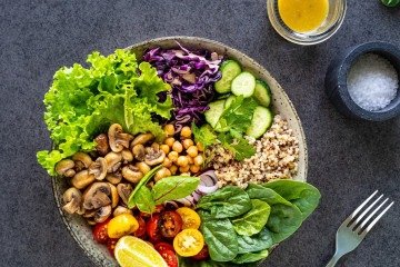 Uma alimentação balanceada não precisa conter necessariamente carne - (crédito: Magnific) Uma alimentação balanceada não precisa conter necessariamente carne - (crédito: Magnific)
