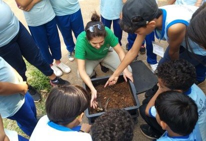 O programa fortalece a educação integral e permite que os estudantes vivenciem temas como sustentabilidade, cidadania e preservação ambiental  -  (crédito: | Foto: Evelyn Galvão, SEEDF) -O programa fortalece a educação integral e permite que os estudantes vivenciem temas como sustentabilidade, cidadania e preservação ambiental  -  (crédito: | Foto: Evelyn Galvão, SEEDF)