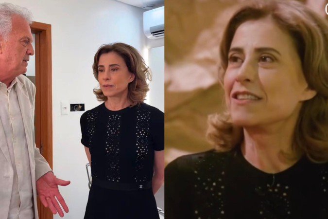Fernanda Torres diz que comeu o 'pão que o diabo amassou' em casamento com Pedro Bial - (crédito: Reprodução/TV Globo) Fernanda Torres diz que comeu o 'pão que o diabo amassou' em casamento com Pedro Bial - (crédito: Reprodução/TV Globo)