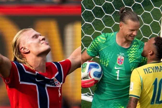 Técnico da Noruega rasga elogios a Haaland: 'Não precisa se exibir' - (crédito: Reprodução/Instagram) Técnico da Noruega rasga elogios a Haaland: 'Não precisa se exibir' - (crédito: Reprodução/Instagram)