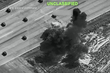 Captura de tela extraída de imagens de vídeo compartilhadas pelo Comando Central dos EUA na plataforma de rede social X e disponibilizadas via AFPTV em 9 de julho de 2026, mostra uma nova rodada de ataques contra o Irã. - (crédito: AFP) Captura de tela extraída de imagens de vídeo compartilhadas pelo Comando Central dos EUA na plataforma de rede social X e disponibilizadas via AFPTV em 9 de julho de 2026, mostra uma nova rodada de ataques contra o Irã. - (crédito: AFP)