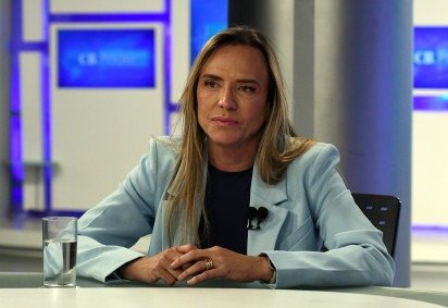 A governadora do DF, Celina Le&atilde;o (PP), comenta desist&ecirc;ncia de candidatura de Ibaneis Rocha ao Senado -  (crédito:  Marcelo Ferreira/CB/D.A Press) -A governadora do DF, Celina Le&atilde;o (PP), comenta desist&ecirc;ncia de candidatura de Ibaneis Rocha ao Senado -  (crédito:  Marcelo Ferreira/CB/D.A Press)