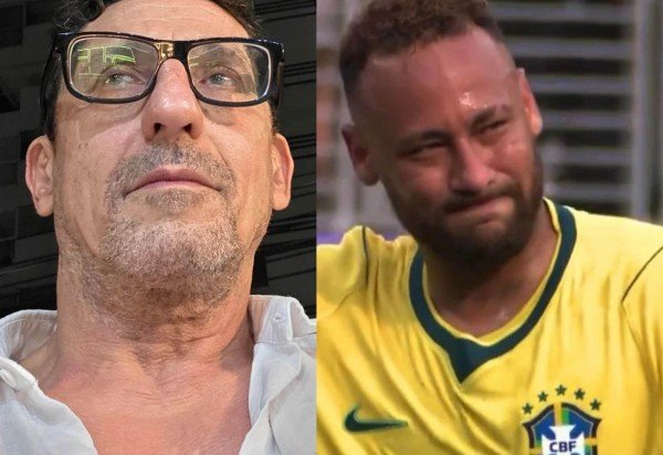 Reprodução/ Globo Tuca Andrada e Neymar