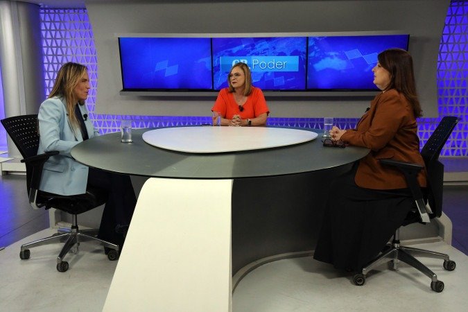 Celina Leão é a entrevistada do CB.Poder. Na bancada, as jornalistas Ana Maria Campos e Denise Rothenburg - (crédito: Marcelo Ferreira/CB/D.A Press) Celina Leão é a entrevistada do CB.Poder. Na bancada, as jornalistas Ana Maria Campos e Denise Rothenburg - (crédito: Marcelo Ferreira/CB/D.A Press)