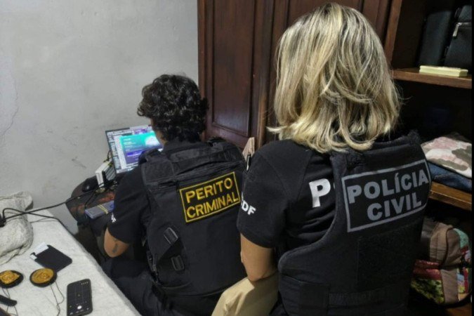 Operação apura esquema de fraudes milionárias em bancos - (crédito: PCDF/Divulgação) Operação apura esquema de fraudes milionárias em bancos - (crédito: PCDF/Divulgação)