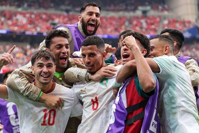 Bouaddi chegou a jogar pela seleção francesa nas categorias inferiores, mas hoje defende as cores do Marrocos - (crédito: Getty Images) Bouaddi chegou a jogar pela seleção francesa nas categorias inferiores, mas hoje defende as cores do Marrocos - (crédito: Getty Images)
