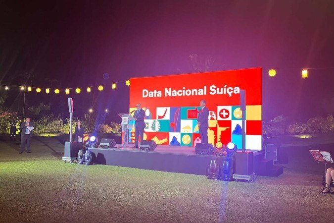 Celebração do Dia Nacional da Suíça na Embaixada de Brasília nesta quinta-feira (9/7) - (crédito: Nathallie/CB.DA.Press) Celebração do Dia Nacional da Suíça na Embaixada de Brasília nesta quinta-feira (9/7) - (crédito: Nathallie/CB.DA.Press)