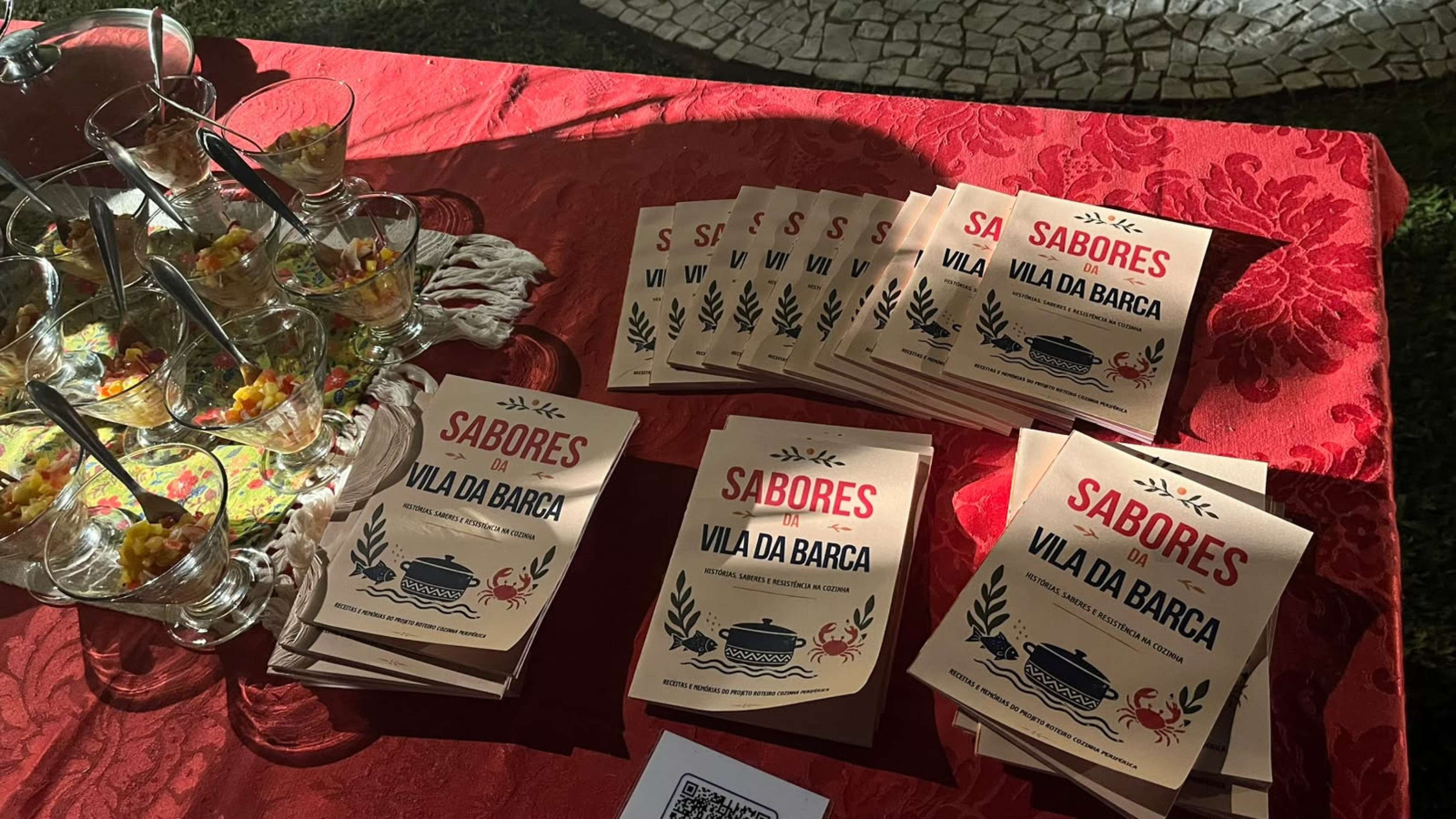 Lan&ccedil;amento do livro gastron&ocirc;mico das mulheres da Vila da Barca 