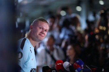 Desde que a Copa começou, 468 recém-nascidos foram registrados com o nome 'Haaland', enquanto outros 91 receberam o nome completo 'Erling Haaland'. - (crédito: Patricia de Melo Moreira / AFP) Desde que a Copa começou, 468 recém-nascidos foram registrados com o nome 'Haaland', enquanto outros 91 receberam o nome completo 'Erling Haaland'. - (crédito: Patricia de Melo Moreira / AFP)