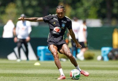 Raphinha chegou ao Barcelona em julho de 2022, após se destacar pelo Leeds United (ING) -  (crédito: Rafael Ribeiro/CBF) -Raphinha chegou ao Barcelona em julho de 2022, após se destacar pelo Leeds United (ING) -  (crédito: Rafael Ribeiro/CBF)