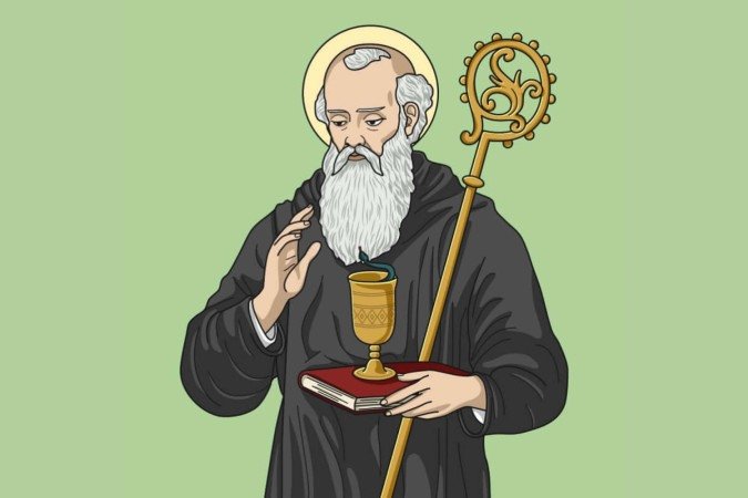 O Dia de São Bento busca homenagear este santo que é uma das mais importantes figuras da Igreja Católica (Imagem: Vector | Shutterstock) - (crédito: EdiCase) O Dia de São Bento busca homenagear este santo que é uma das mais importantes figuras da Igreja Católica (Imagem: Vector | Shutterstock) - (crédito: EdiCase)