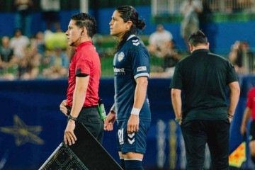 Cristo Fernández, do El Paso Locomotive, entrou no segundo tempo diante do New Mexico United - (crédito: Foto: Divulgação / El Paso Locomotive FC) Cristo Fernández, do El Paso Locomotive, entrou no segundo tempo diante do New Mexico United - (crédito: Foto: Divulgação / El Paso Locomotive FC)