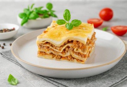 Lasanha à bolonhesa vegetariana (Imagem: irina2511 | Shutterstock) -  (crédito: EdiCase) -Lasanha à bolonhesa vegetariana (Imagem: irina2511 | Shutterstock) -  (crédito: EdiCase)