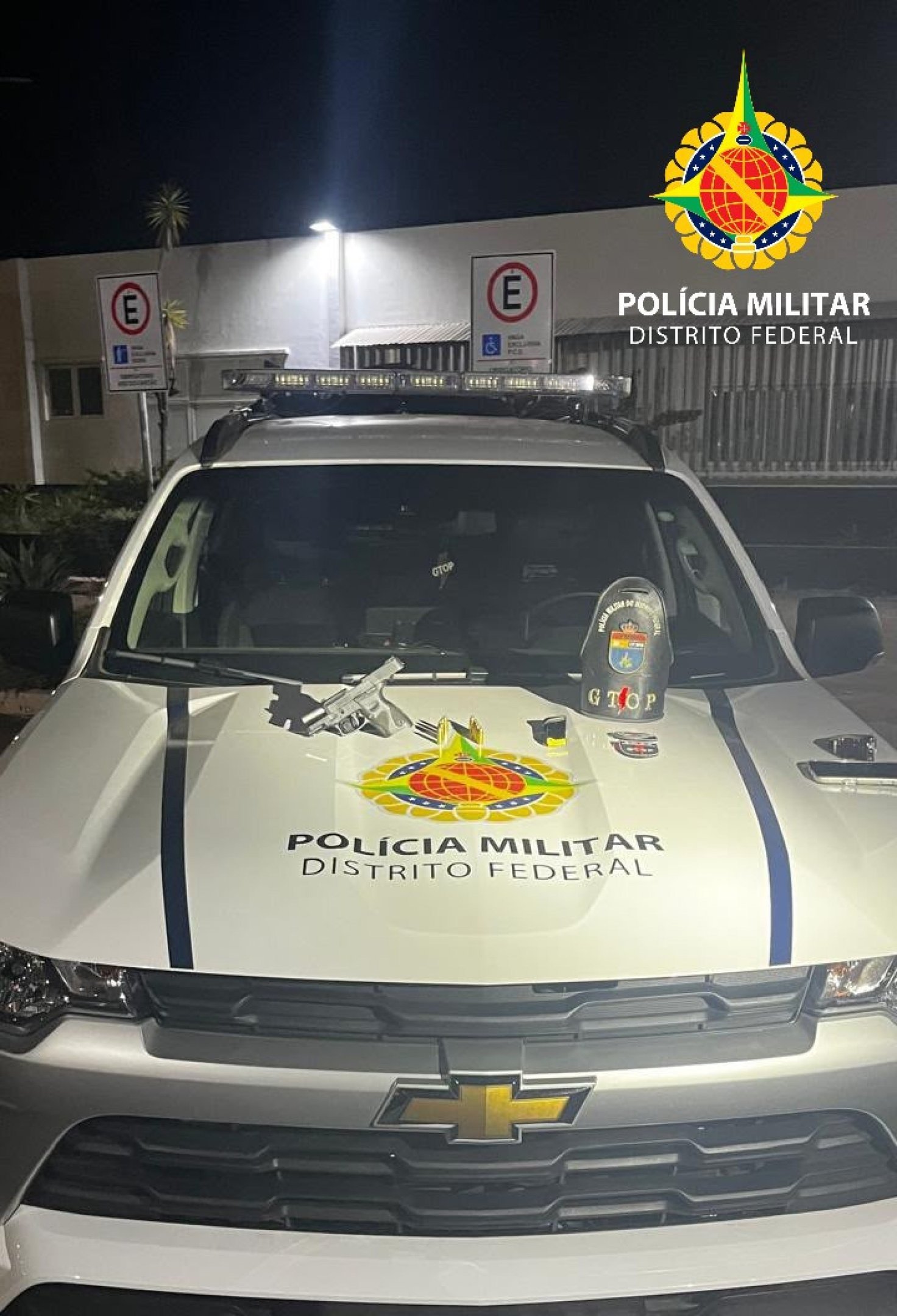 Arma de fogo de uso restrito foi apreendida em Samambaia