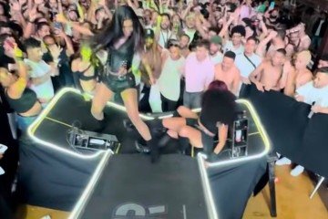 Pocah escapa de acidente após palco ceder durante show na Grande BH - Foto reprodução Instagram