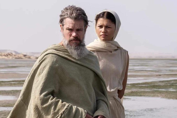 Matt Damon, Odisseu, na trama, ao lado de Zendaya
