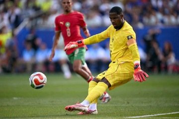 Goleiro francês Mike Maignan nasceu em Caiena, na Guiana Francesa - (crédito: AFP) Goleiro francês Mike Maignan nasceu em Caiena, na Guiana Francesa - (crédito: AFP)