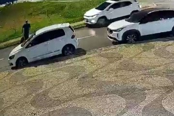 Victor Uchoa caminhava com o cão-guia no momento do atropelamento - (crédito: Material cedido ao Correio) Victor Uchoa caminhava com o cão-guia no momento do atropelamento - (crédito: Material cedido ao Correio)