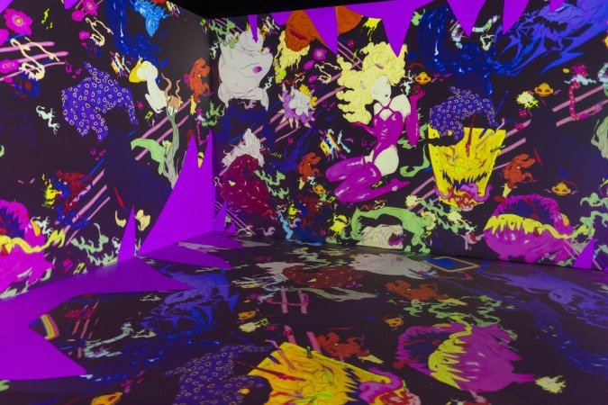 Cores fortes marcam a obra do artista - (crédito: Yoshitaka Amano) Cores fortes marcam a obra do artista - (crédito: Yoshitaka Amano)