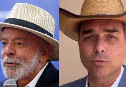 Na pesquisa anterior, divulgada em 5 de agosto, Lula tinha 43% das intenções de voto no primeiro turno, ante 35% de Flávio Bolsonaro -  (crédito: Paulo Pinto/Agência Brasil/Instagram/Reprodução) -Na pesquisa anterior, divulgada em 5 de agosto, Lula tinha 43% das intenções de voto no primeiro turno, ante 35% de Flávio Bolsonaro -  (crédito: Paulo Pinto/Agência Brasil/Instagram/Reprodução)