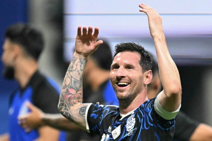 Lionel Messi jogar&aacute; a terceira final de Copa da carreira: 2014, 2022 e 2026 -  (crédito: Roberto Schmidt/AFP)