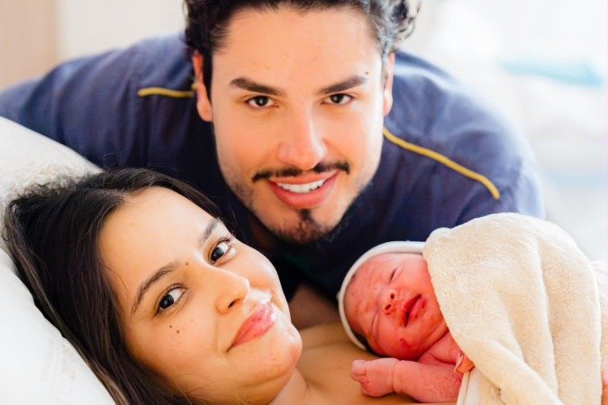 Influenciadora Brenda Lezie deu à luz sua primeira filha, Antonella - (crédito: Divulgação) Influenciadora Brenda Lezie deu à luz sua primeira filha, Antonella - (crédito: Divulgação)