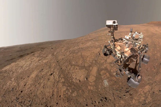 O rover Perseverance da NASA tirou esta selfie em O rover Perseverance da NASA tirou esta selfie em