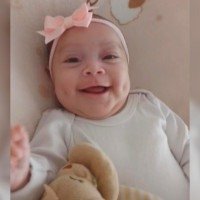 A bebê Maria Vitória foi diagnosticada com covid-19 -  (crédito: Arquivo pessoal)