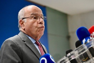 Ministro Elias Rosa: as duas partes concordaram em voltar a se reunir em uma data ainda não definida  -  (crédito: Evaristo Sa/AFP)