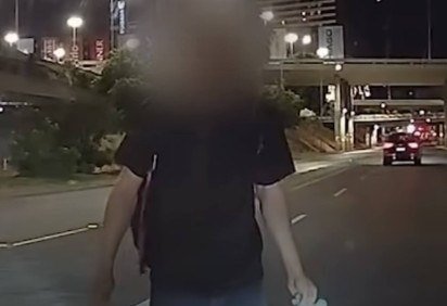Homem se joga na frente de carro de aplicativo na N2 -  (crédito: Material cedido ao Correio) -Homem se joga na frente de carro de aplicativo na N2 -  (crédito: Material cedido ao Correio)