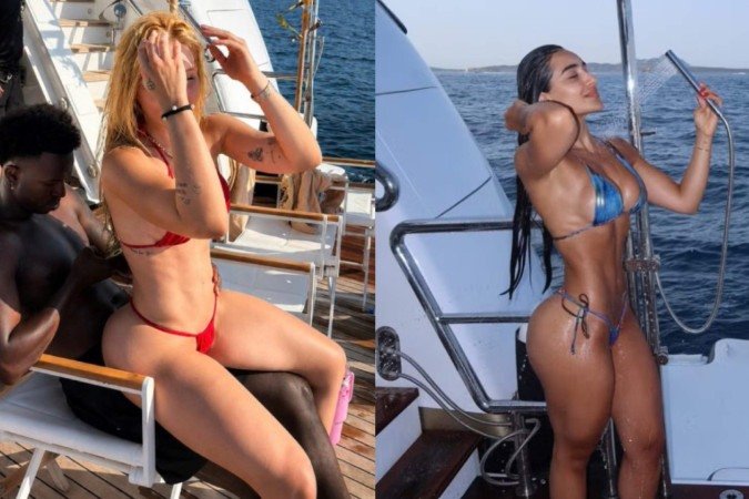 Vini Jr. curte foto da melhor amiga de Virginia de biquíni e gera polêmica na web - (crédito: Reprodução/Instagram) Vini Jr. curte foto da melhor amiga de Virginia de biquíni e gera polêmica na web - (crédito: Reprodução/Instagram)