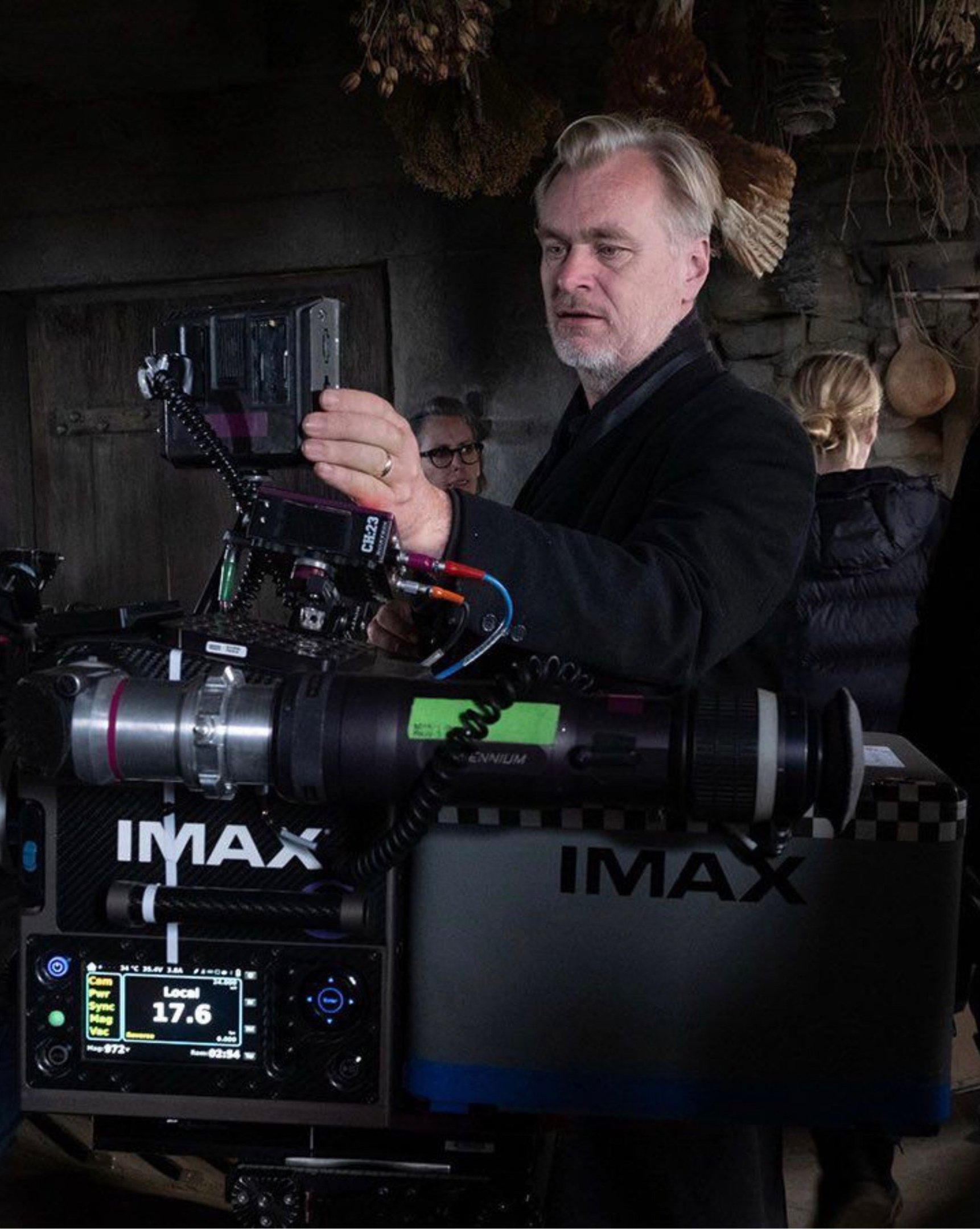 Nolan com a c&acirc;mera IMAX