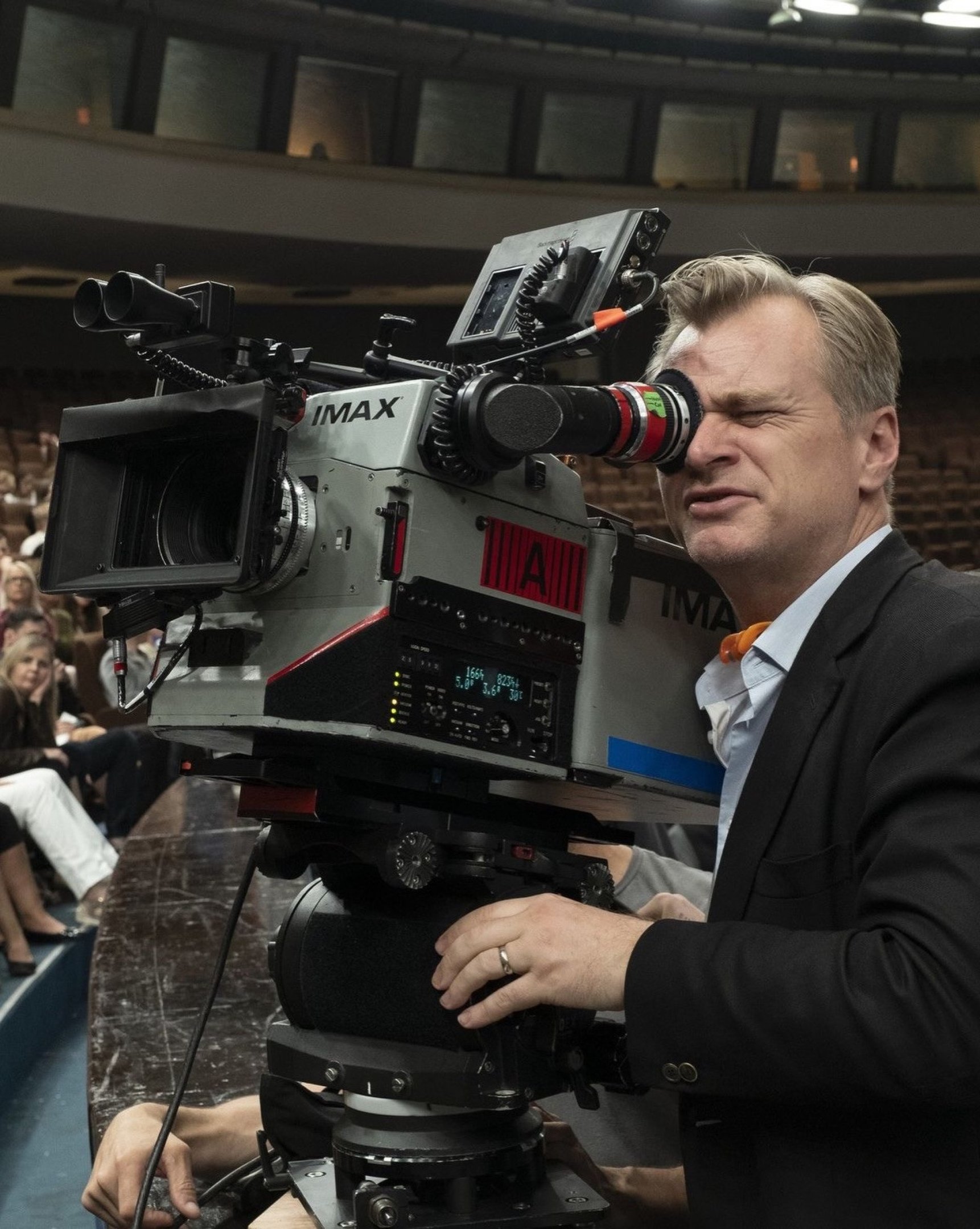 Nolan com a c&acirc;mera IMAX