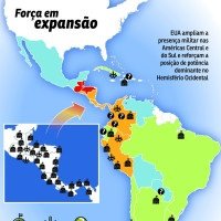 mapa Bases americanas -  (crédito: Valdo Virgo)