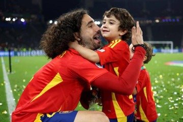 Os cachos de Cucurella se tornaram sua marca - (crédito: Reuters) Os cachos de Cucurella se tornaram sua marca - (crédito: Reuters)