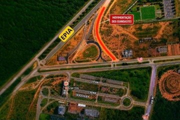 Noroeste passa por interdições momentâneas no trânsito durante uma semana -  (crédito: Divulgação)