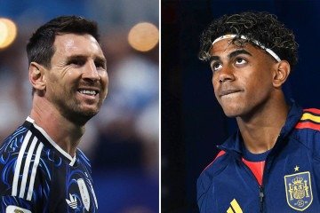 Tricampeã Argentina enfrentará os campeões espanhóis neste domingo (19), na última partida do mundial - (crédito: Odd Andersen e Roberto Schmidt/AFP) Tricampeã Argentina enfrentará os campeões espanhóis neste domingo (19), na última partida do mundial - (crédito: Odd Andersen e Roberto Schmidt/AFP)