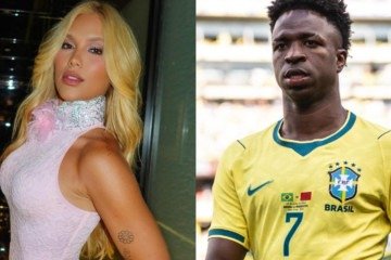 Vini Jr. é filmado por Virginia e gesto do atleta chama atenção - (crédito: Reprodução/Instagram) Vini Jr. é filmado por Virginia e gesto do atleta chama atenção - (crédito: Reprodução/Instagram)
