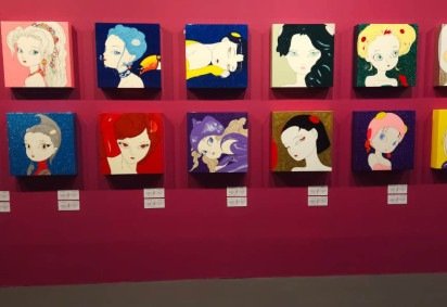 A exposição é a maior já feita no país sobre o artista, conhecido por assinar não só Final Fantasy como outras obras da DC Comics -  (crédito: João Pedro de Lara Resende)