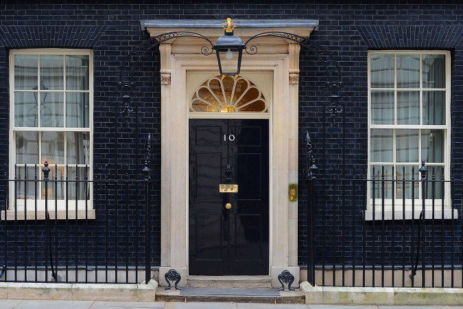 O número 10 de Downing Street: endereço oficial do primeiro-ministro britânico 