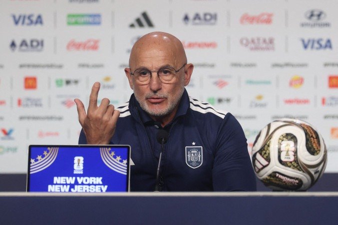 Luis de la Fuente se inspira em Vicente del Bosque para levar Espanha a mais um título mundial - (crédito: Lars Baron/GETTY IMAGES NORTH AMERICA / Getty Images via AFP) Luis de la Fuente se inspira em Vicente del Bosque para levar Espanha a mais um título mundial - (crédito: Lars Baron/GETTY IMAGES NORTH AMERICA / Getty Images via AFP)